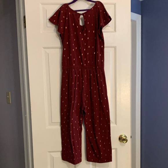 Maroon jumpsuit - Picture 3 of 3